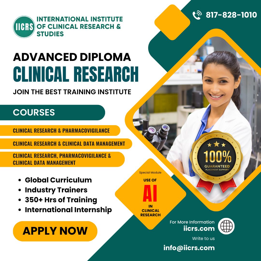 Mastering Clinical Research & Data Management Course with IICRS: Achieving Excellence