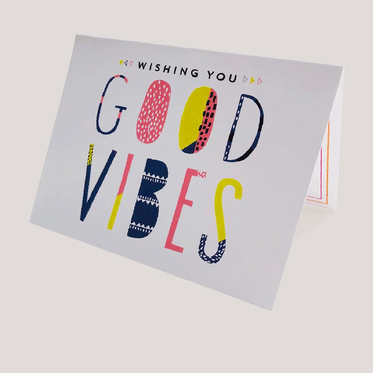 Spread Good Vibes with Sienna & Slate's "Wishing You Good Vibes" Card