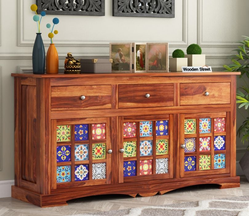 Add Style and Functionality to Your Home with Wooden Sideboards from Wooden Street!