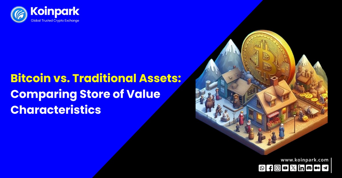 Bitcoin vs. Traditional Assets: Comparing Store of Value Characteristics