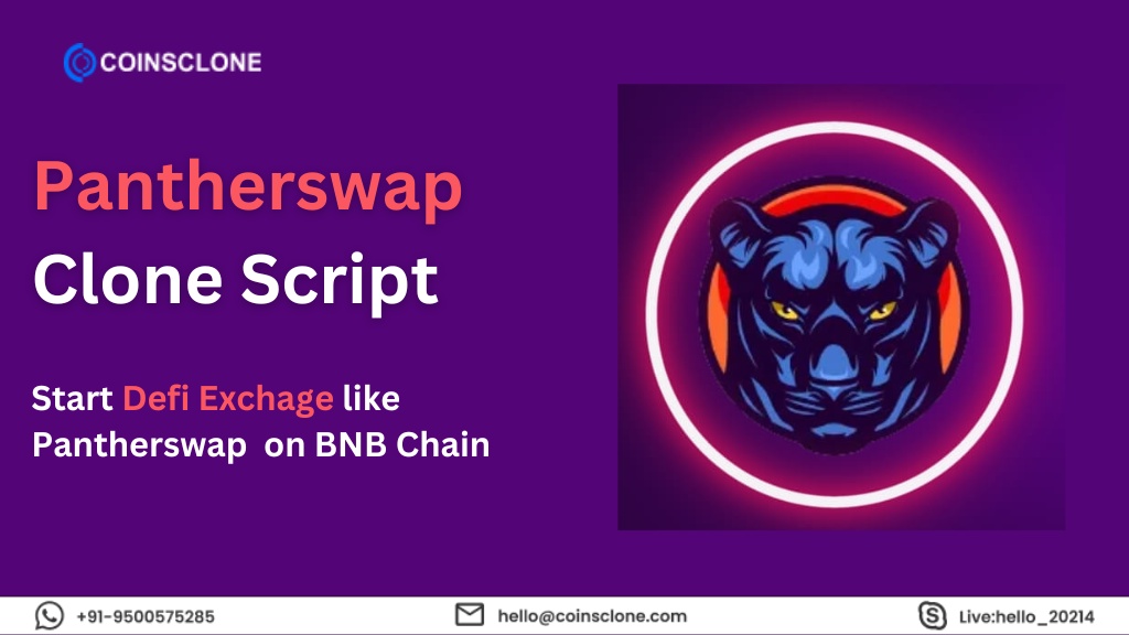 Benefits of Using Pantherswap Clone Script?