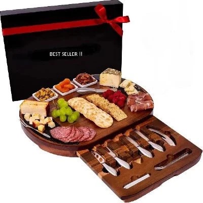 Elevate Your Eco-Friendly Lifestyle with a Superior Craftsmanship Premium Bamboo Cheese Board