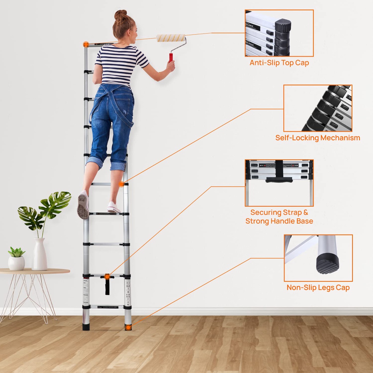 How to Use a Telescopic Ladder Safely: Easy Steps for Homeowners