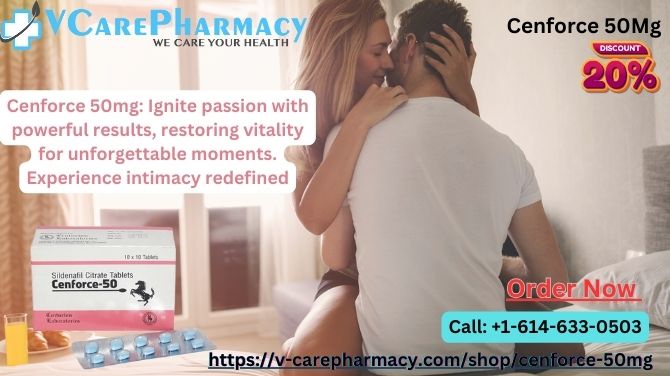 Experience Confidence and Control: Cenforce 50mg