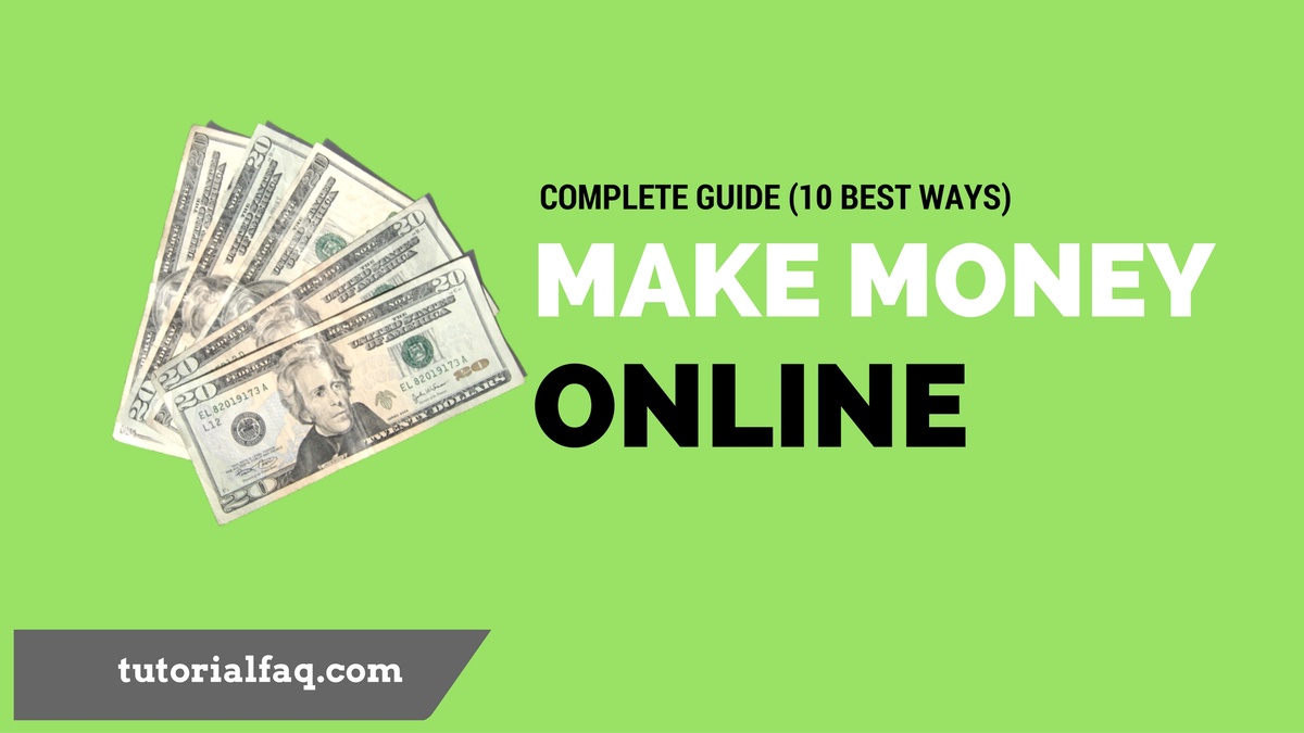 How do you make money online?