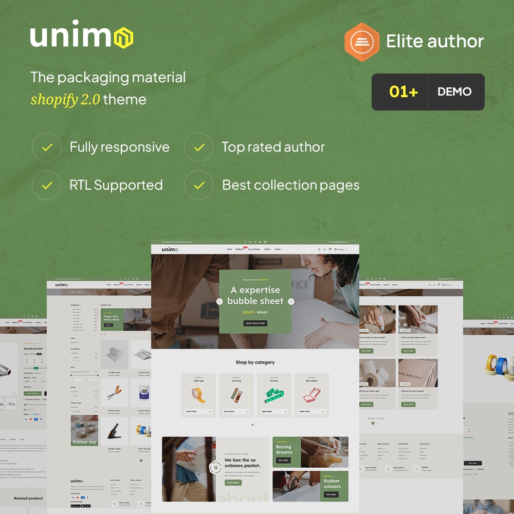 Unimo - The Responsive eCommerce Shopify Theme