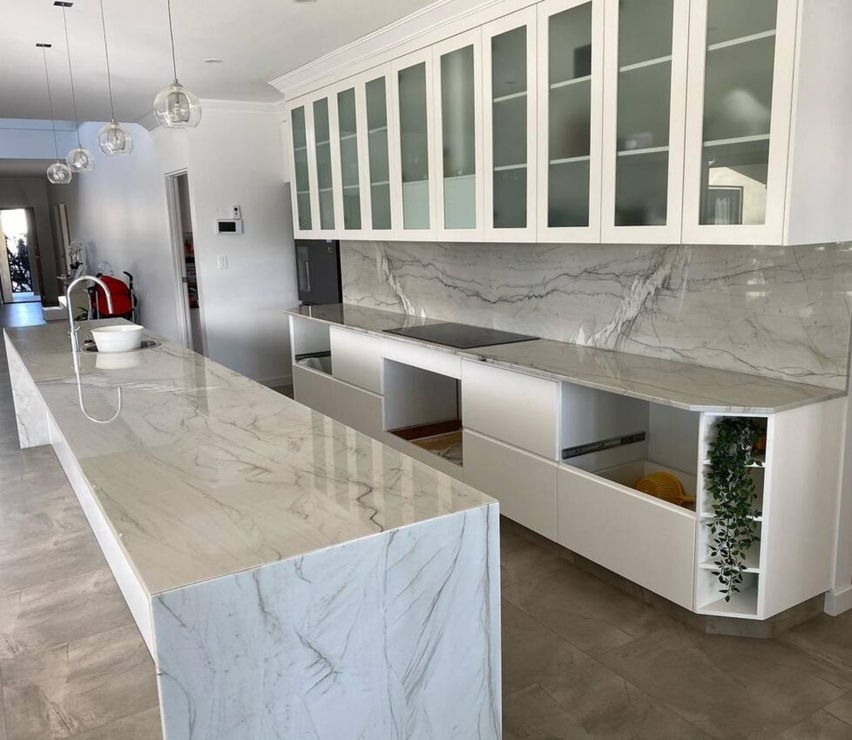 GMS Australia Pty Ltd's Artificial Stone Benchtops and Stone Walls