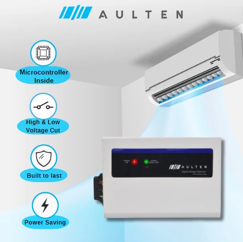 AULTEN Voltage Stabilizer For Upto 0.8, 1.0, 1.5 Ton AC 4 KVA 3200W 170V-270V