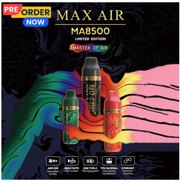 Introducing the Mr Fog Max Air MA8500: The Ultimate Rechargeable Disposable Vape