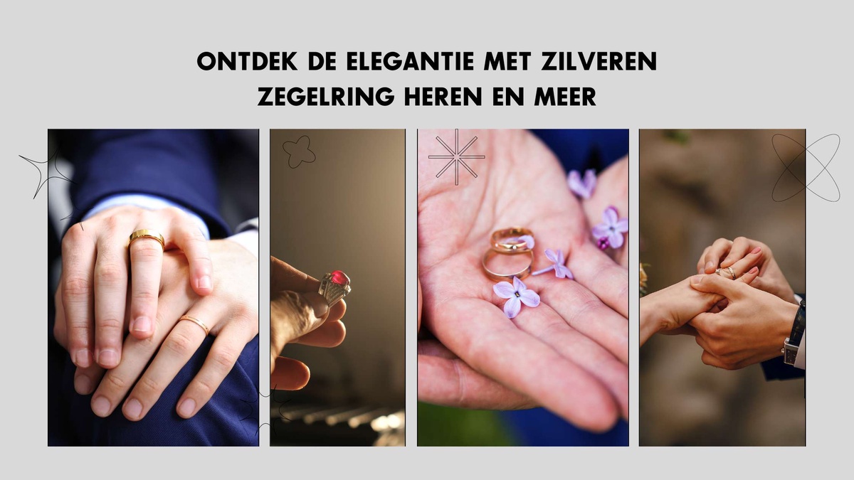 Ontdek de Elegantie met Zilveren Zegelring Heren en Meer