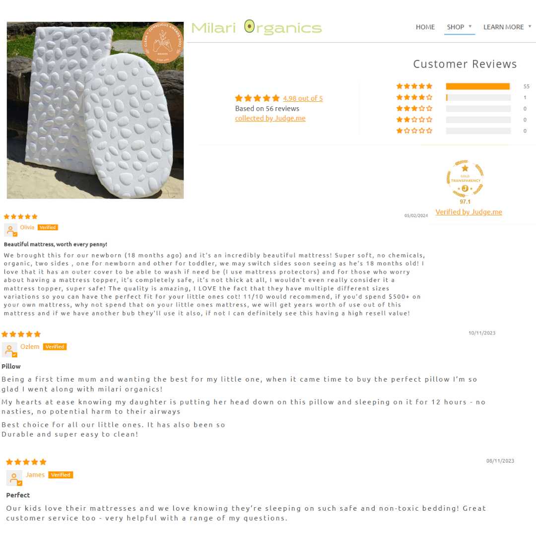 Where to find the best organic cot mattress in Australia? with mattress reviews?