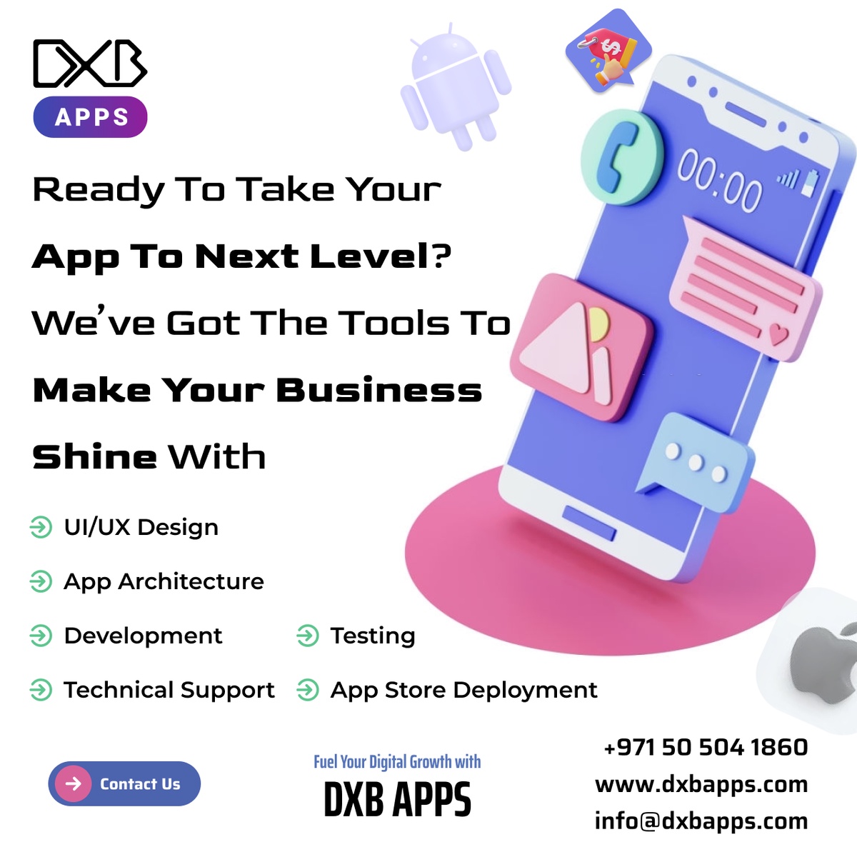 DXB APPS, Indeed A Leading Mobile App Development Company Abu Dhabi