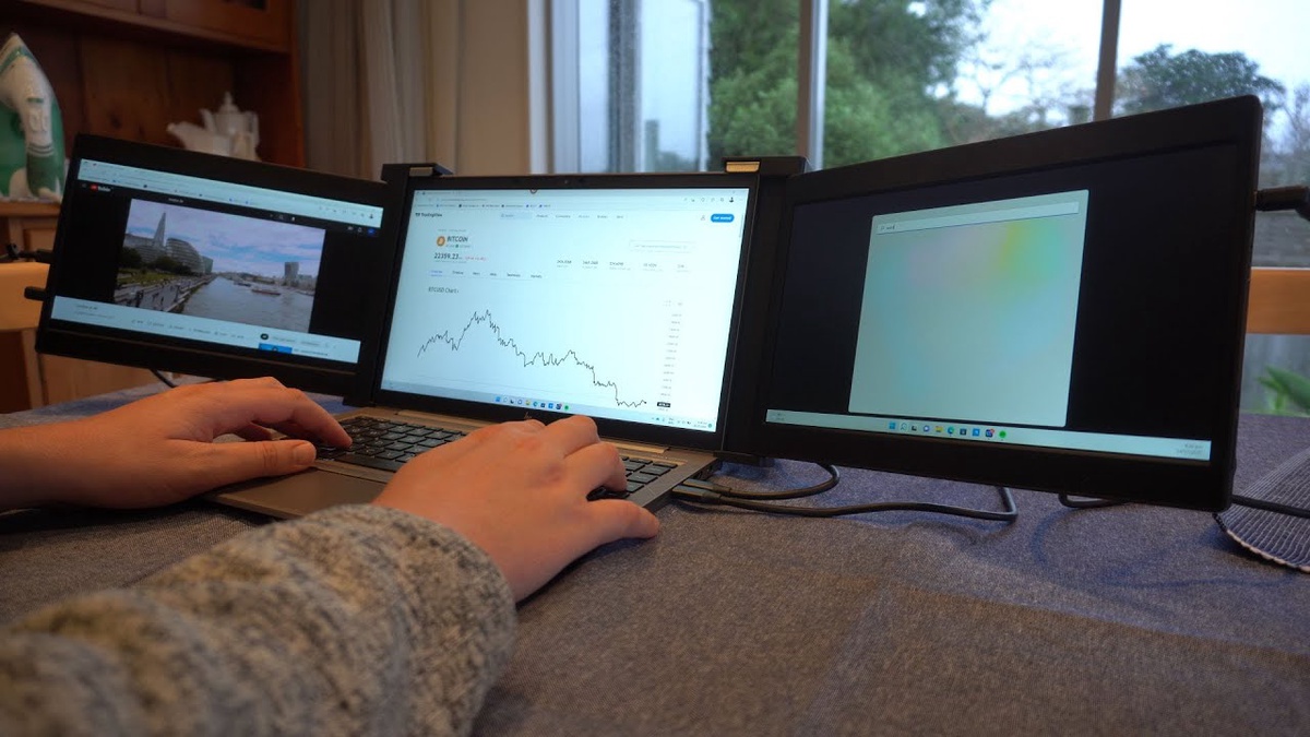 Elevate Your Workspace with Trio3tech Laptop Screen Extender