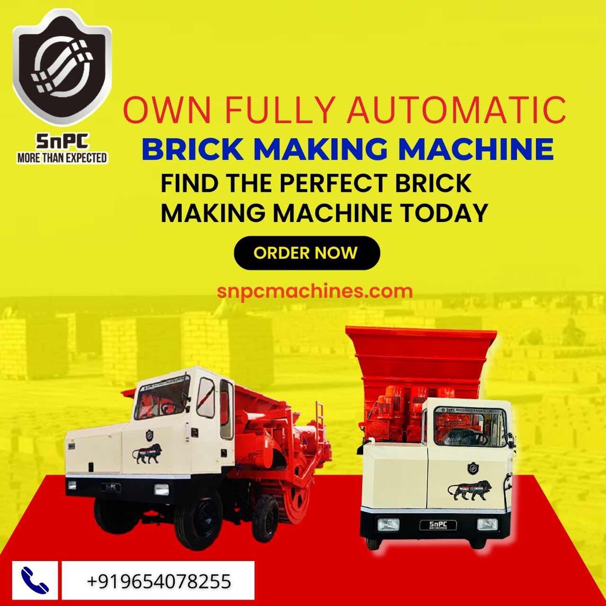 Own fully automatic brick making machine at your kiln!