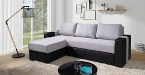 Styling Tips for a Chic Living Room with a  Modern Grey Leather Corner Sofa