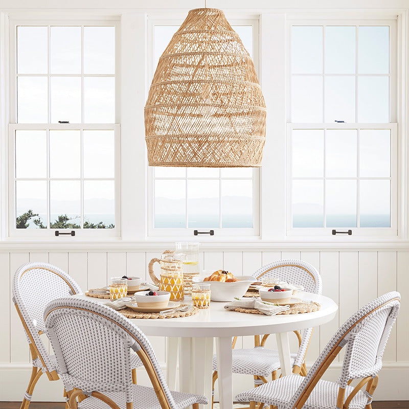 Year-Round Rattan Pendant Lights: Summer & Winter Styling Hacks