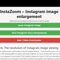 InstaZoom – Instagram image enlargement