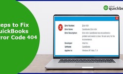 How to Fix QuickBooks Error Code 404?