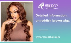 Detailed information on reddish brown wigs.