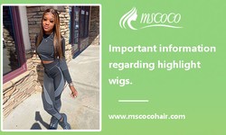 Important information regarding highlight wigs.