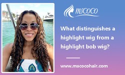 What distinguishes a highlight wig from a highlight bob wig