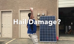 Can hail damage solar panels?