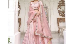 Shine In The Indian Lehenga Attire With A Pink Lehenga