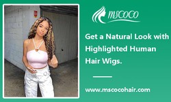 Get a Natural Look with Highlighted Human Hair Wigs.