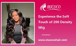 Experience the Soft Touch of 200 Density Wig