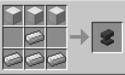 How to make an anvil on the Minecraft platform?