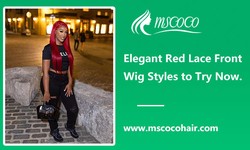 Elegant Red Lace Front Wig Styles to Try Now.