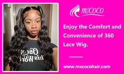 Enjoy the Comfort and Convenience of 360 Lace Wig.