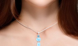 Natural Larimar Jewelry Collection for Women