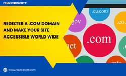 Register a .com domain and make your site accessible World Wide