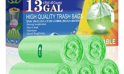 Effortless Waste Management with 13 Gallon Compostable Bags