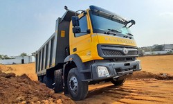 Powerful BharatBenz Tipper with Synchromesh Gears for Sustainability
