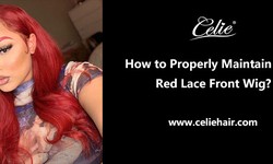 How to Properly Maintain Your Red Lace Front Wig？