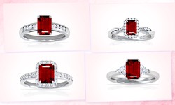 The Perfect Wedding Band to Pair with Your Emerald Cut Ruby Ring