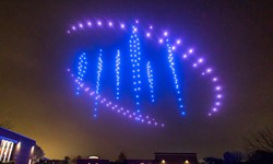 Illuminating the Skies: The Rise of Drone Light Show Company UK
