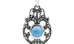 Amazing Silver Jewelry Collection With Larimar Gemstone