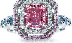 Cherished Moments: Pink Argyle Diamond Ring For Precious Memories