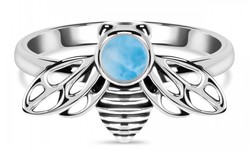 New Design Attractive Larimar Ring For Female