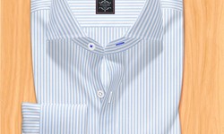 Elevate Your Wardrobe: The Timeless Appeal of the Light Blue Striped Dress Shirt for Men