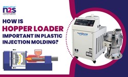 How is a hopper loader important in plastic injection molding?