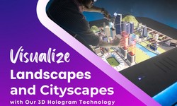 Visualization landscapes and cityscapes with our 3D hologram technology