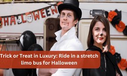 Trick or Treat in Luxury: Ride in a stretch limo bus for Halloween