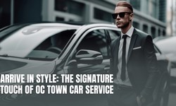 Arrive in Style: The Signature Touch of OC Town Car Service