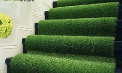 Step into Comfort Elevate Your Stairs with Artificial Grass