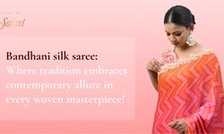 Unveiling Elegance: The Timeless Allure of Bandhani Silk Sarees