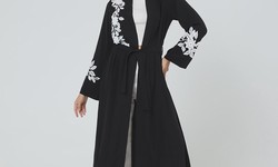 Embracing Elegance: Modest Floral Dresses Paired with Black Kimonos